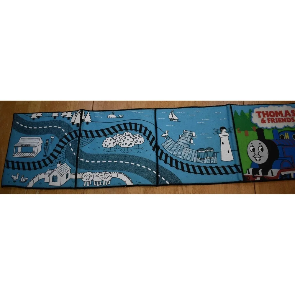 THOMAS TRAIN & FRIENDS FELT KIDS STORY Book with PIECES parts Vintage 2000